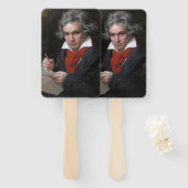 Missa Solemnis: Ludwig Beethoven Klassieke Muziek Handwaaier (Voorkant en achterkant)