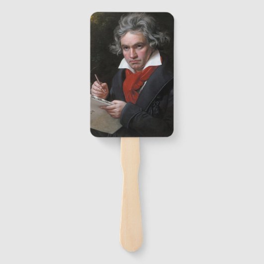 Missa Solemnis: Ludwig Beethoven Klassieke Muziek Handwaaier (Achterkant)