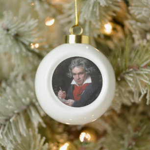 Missa Solemnis: Ludwig Beethoven Klassieke Muziek Keramische Bal Ornament