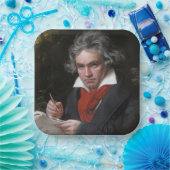 Missa Solemnis: Ludwig Beethoven Klassieke Muziek Papieren Bordje (Feest)