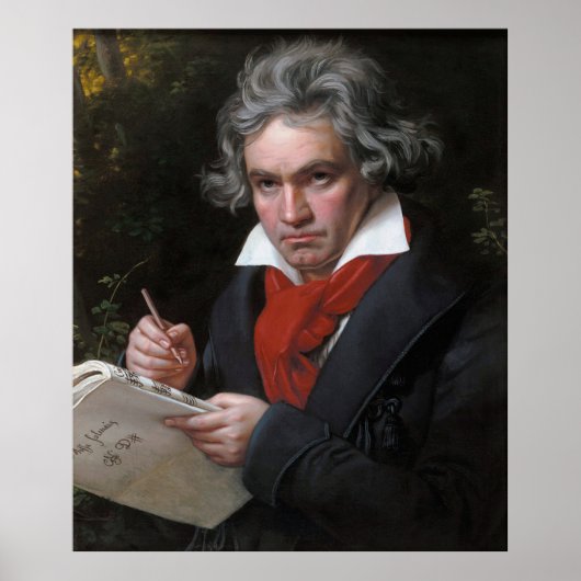 Missa Solemnis: Ludwig Beethoven Klassieke Muziek Poster (Voorkant)