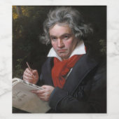 Missa Solemnis: Ludwig Beethoven Klassieke Muziek Wijn Etiket (Enkel label)