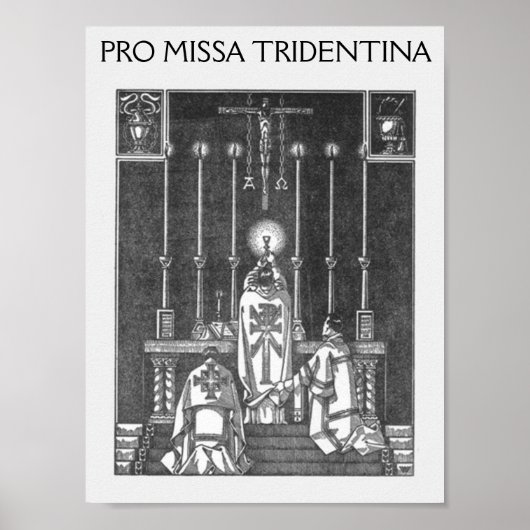 missa solemnis, PRO MISSA TRIDENTINA Poster (Voorkant)