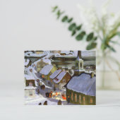 Missaal middernacht, schilderij in fijne kunst, briefkaart (Staand voorkant)