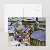 Missaal middernacht, schilderij in fijne kunst, briefkaart (Voorkant / Achterkant)