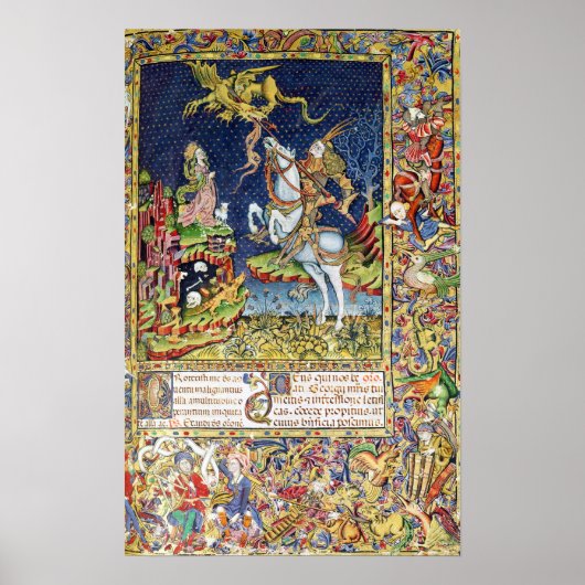 Missal of St. George of Topusko Poster (Voorkant)