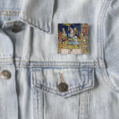 Missal of St. George of Topusko Vierkante Button 5,1 Cm (In situ)