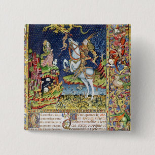 Missal of St. George of Topusko Vierkante Button 5,1 Cm