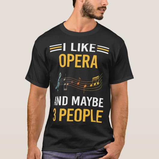Misschien 3 mensen Opera T-shirt (Voorkant)