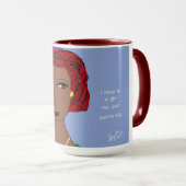 MISSCHIEN BEN IK EEN SPION VOOR DIE KERSTMAN MOK (Voorkant rechts)