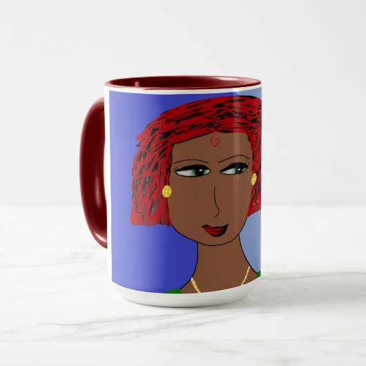 MISSCHIEN BEN IK EEN SPION VOOR DIE KERSTMAN MOK (Voorkant links)