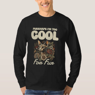 Misschien ben ik te cool voor bont Sphynx Cat T-shirt