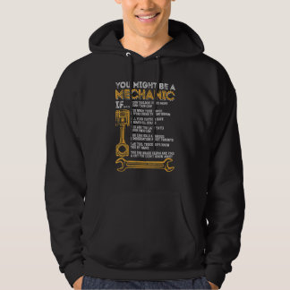 Misschien Ben Je Een Monteur Als   Monteur Mannen Hoodie