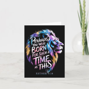 Misschien Ben Je Geboren Voor Een Tijd Als Deze Es Kaart