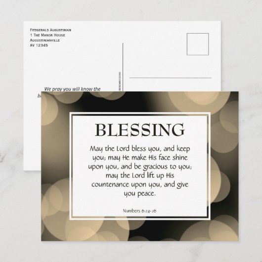 MISSCHIEN DE LORD BLOED U | Aantallen 6 "verzegeli Briefkaart (Voorkant / Achterkant)