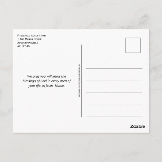 MISSCHIEN DE LORD BLOED U | Aantallen 6 "verzegeli Briefkaart (Achterkant)