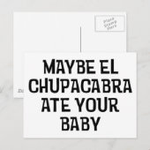 Misschien El Chupacabra Briefkaart (Voorkant / Achterkant)