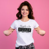 Misschien heb ik het mis, maar ik betwijfel het te t-shirt