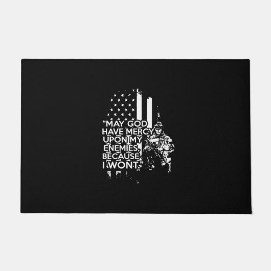 Misschien heeft God medelijden met mijn vijanden, Deurmat (Voorkant)