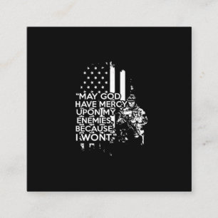 Misschien heeft God medelijden met mijn vijanden, Vierkante Visitekaartje