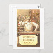 Misschien helpt Drink Briefkaart (Voorkant / Achterkant)