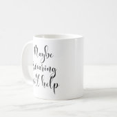 Misschien helpt het eten koffiemok (Voorkant links)