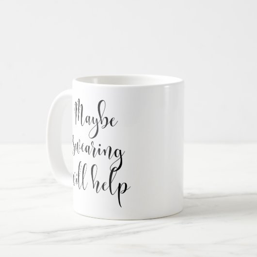 Misschien helpt het eten koffiemok (Voorkant links)