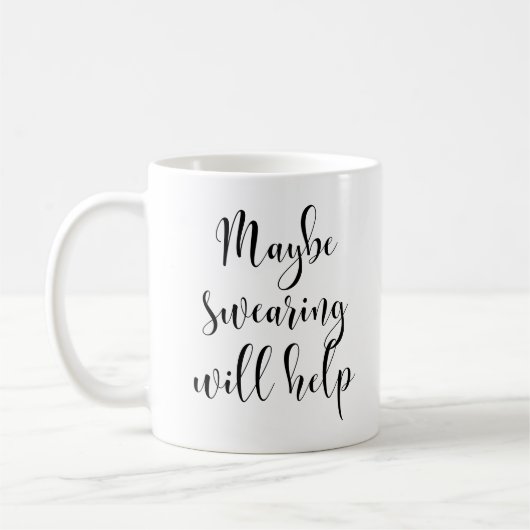 Misschien helpt het eten koffiemok (Links)