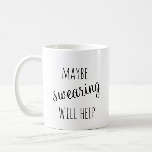 Misschien helpt Swearing de mok (Links)