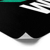 Misschien helpt Swearing Funny Sarcastic Gezegde Poster (Hoek)