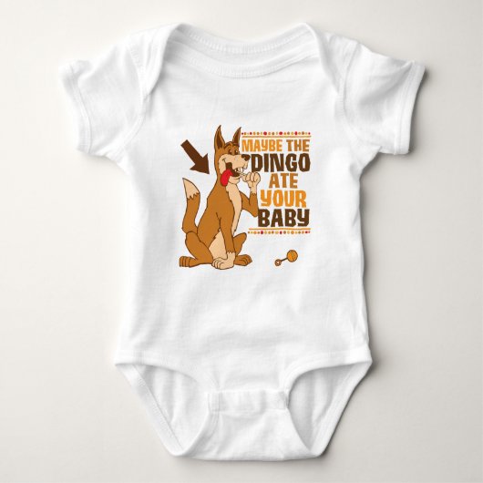 Misschien is de dingo je Baby Romper (Voorkant)