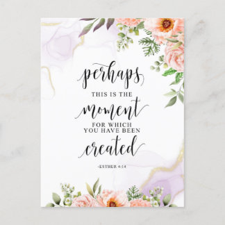 Misschien is dit het moment, Esther 4:14 Briefkaart