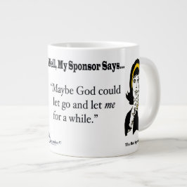 Misschien kan God me een tijdje loslaten. Grote Koffiekop