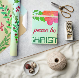 MISSCHIEN KAN VREDE UW VERMOGEN ZIJN IN CHRISTMAS CADEAUPAPIER
