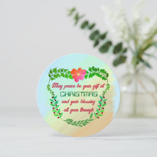 MISSCHIEN KAN VREDE UW VERMOGEN ZIJN IN CHRISTMAS FEESTDAGENKAART