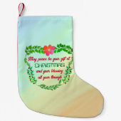 MISSCHIEN KAN VREDE UW VERMOGEN ZIJN IN CHRISTMAS KLEINE KERSTSOK (Voorkant)