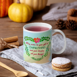 MISSCHIEN KAN VREDE UW VERMOGEN ZIJN IN CHRISTMAS KOFFIEMOK