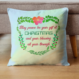 MISSCHIEN KAN VREDE UW VERMOGEN ZIJN IN CHRISTMAS KUSSEN