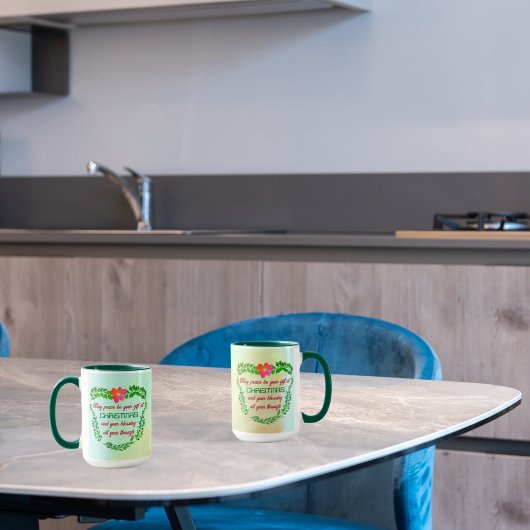 MISSCHIEN KAN VREDE UW VERMOGEN ZIJN IN CHRISTMAS MOK