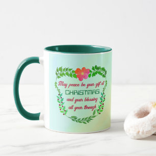 MISSCHIEN KAN VREDE UW VERMOGEN ZIJN IN CHRISTMAS MOK