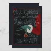 Misschien Kerstmis Feestdagenkaart (Voorkant / Achterkant)