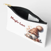 "Misschien later" Happy Gnome Drink Koffie Etui (Open)