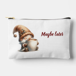 "Misschien later" Happy Gnome Drink Koffie Etui