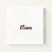 "Misschien later" Happy Gnome Drink Koffie Notitieboek (Achterkant)