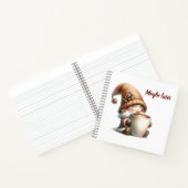 "Misschien later" Happy Gnome Drink Koffie Notitieboek (Binnen)