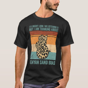 Misschien Luisterend Denkend Keniaans Zand Boas Sn T-shirt