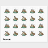 Misschien Morgen | Grappige Lui Sloth Sticker (Vel)