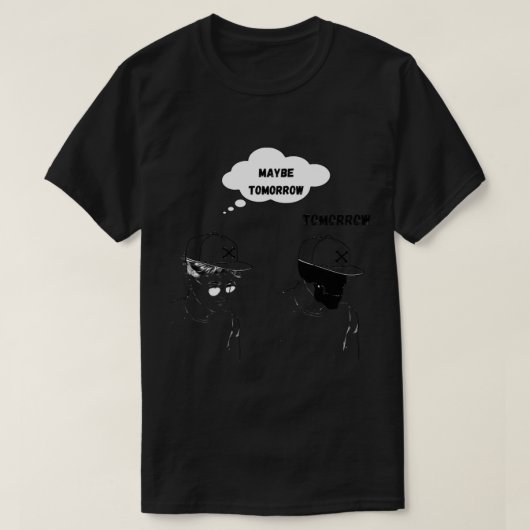 Misschien morgen stereofonie t-shirt (Design voorkant)