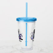 Misschien morgen - Zwarte kat, boeken en hekserige Acryl Drinkbeker (Rechts)