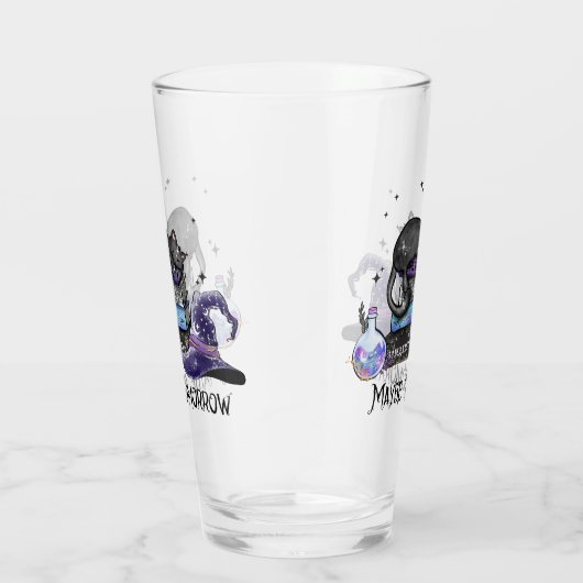 Misschien morgen - Zwarte kat, boeken en hekserige Glas (Rechts)